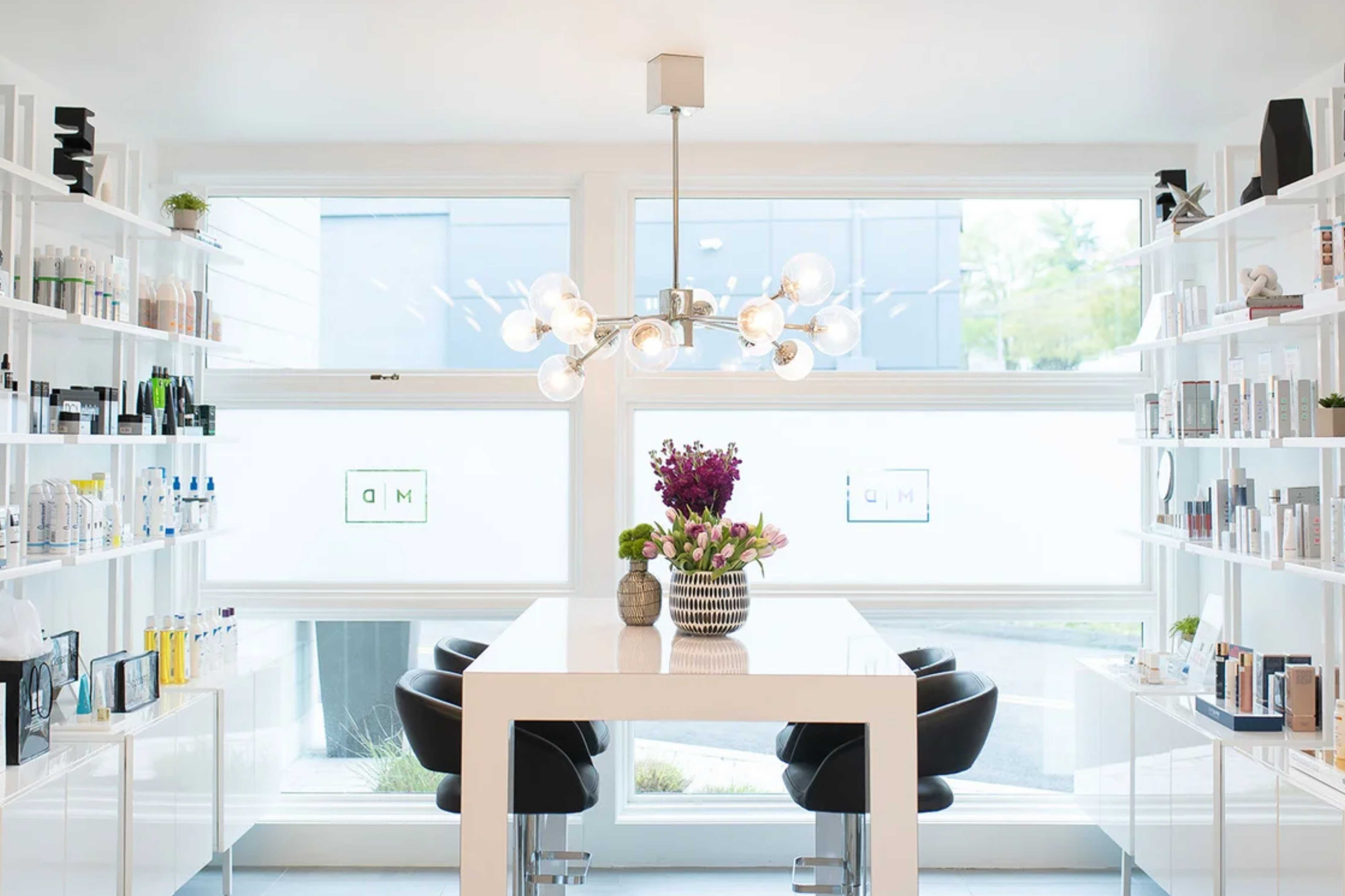 Modern DERMATOLOGIST Clinic Reception Area